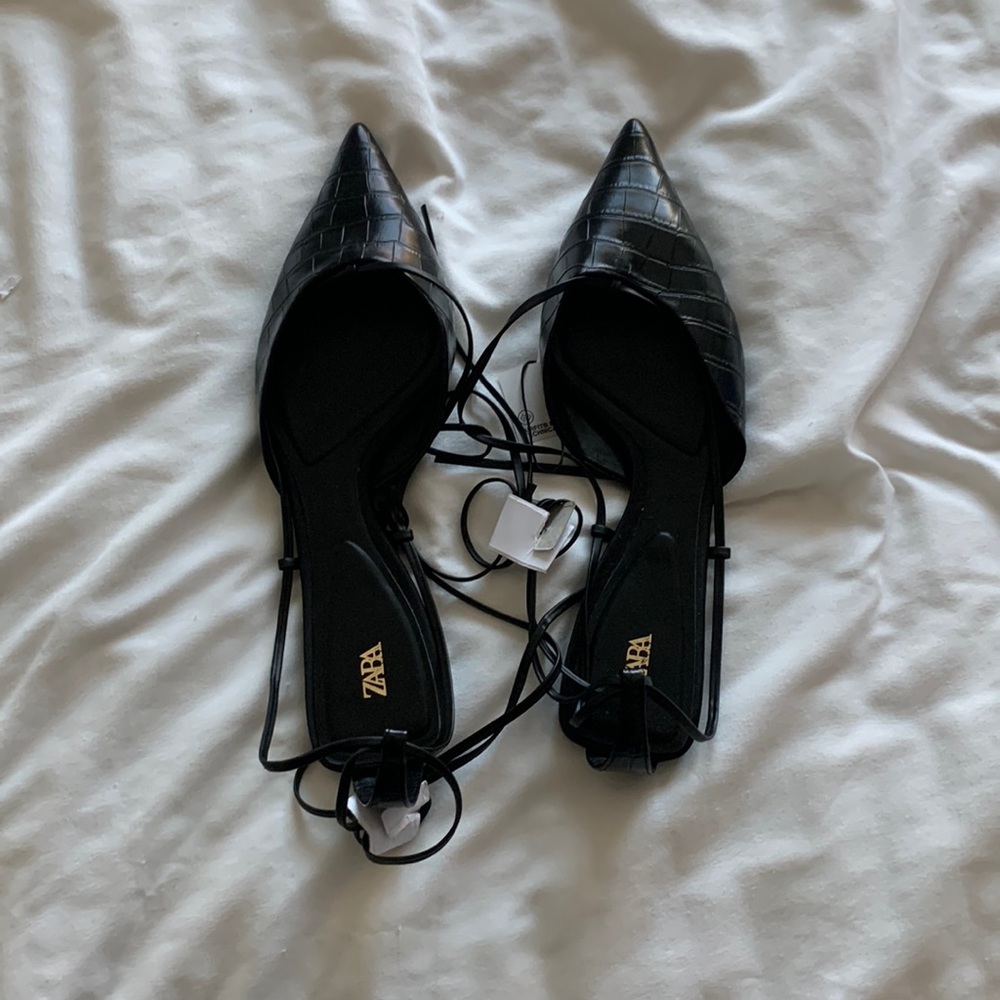 Zara black shoes